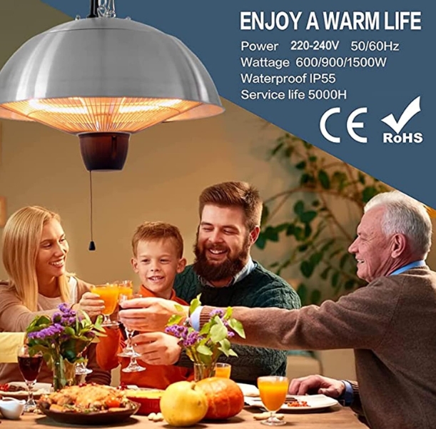 Commercial patio heater