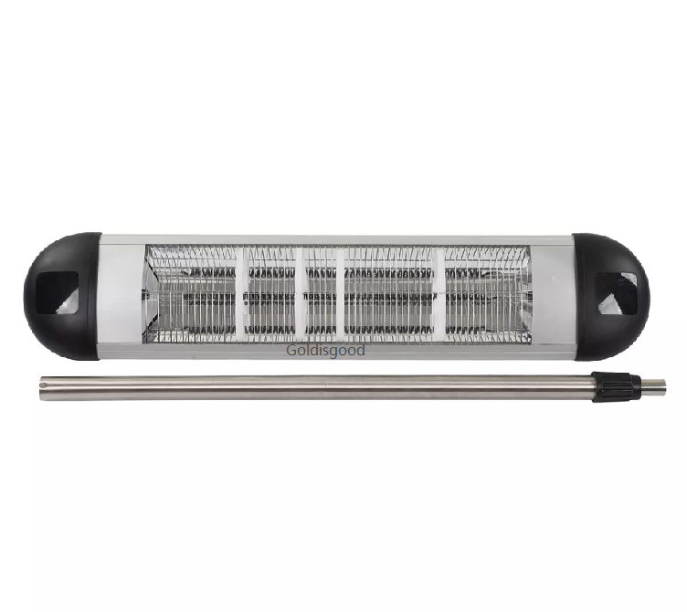 Infrared wall heater for bathroom